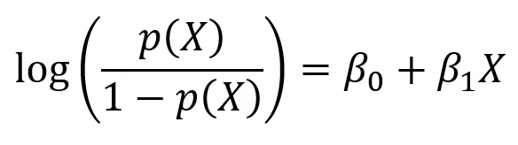 logistic regression equation