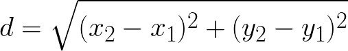 Euclidean distance